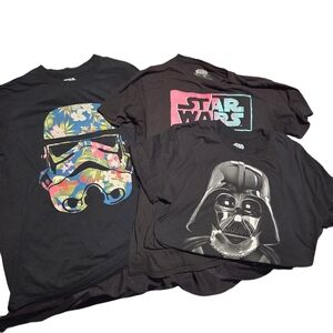 Star Wars Kids Black T-Shirts Set